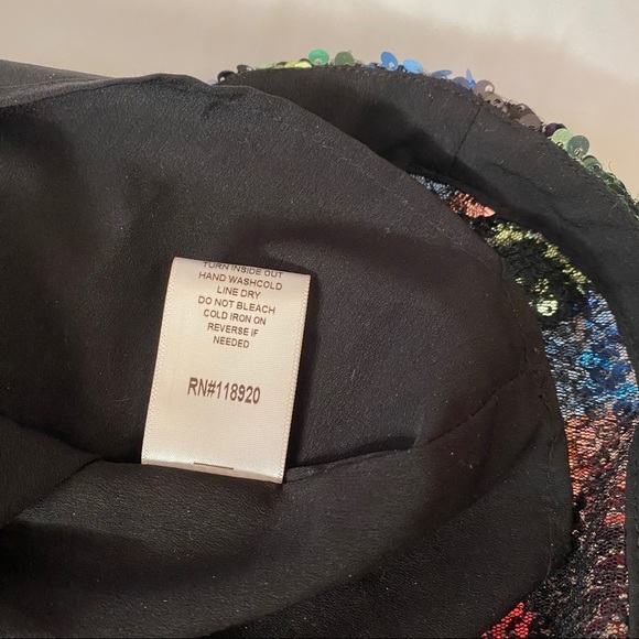 Lucy Paris Multicolor Sequin Midi Dress - Picture 14 of 15